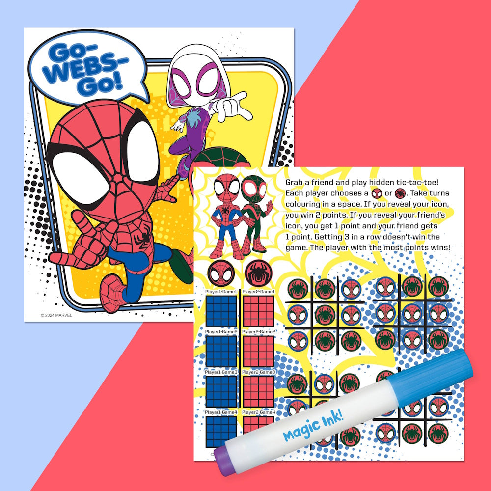 Inkredibles Magic Ink Pictures - Spidey & His Amazing Friends