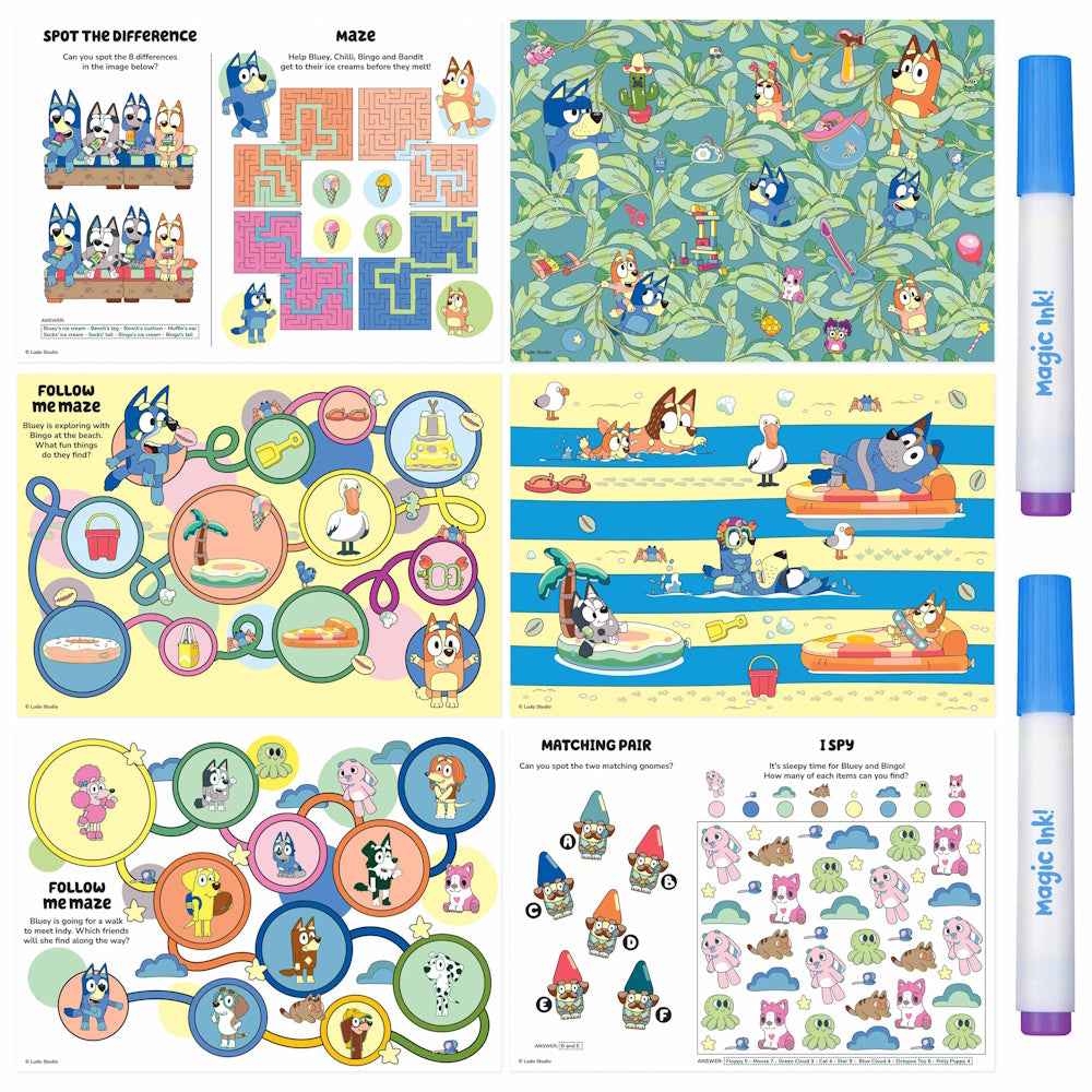 Inkredibles Poster Activity Kit - Bluey