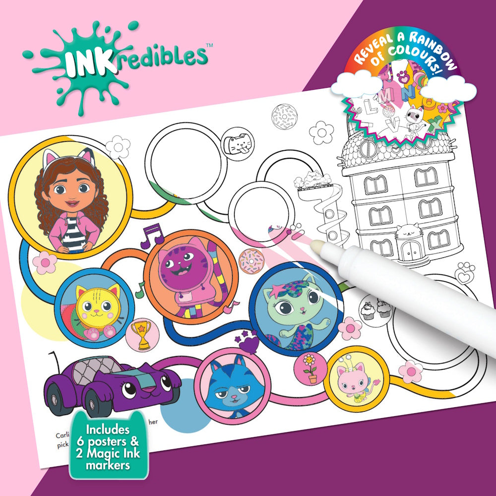 Inkredibles Poster Activity Kit - Gabby's Dollhouse