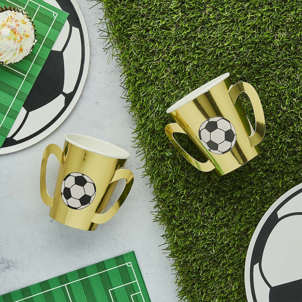 It's a Goal Gold Trophy Cups 8pk