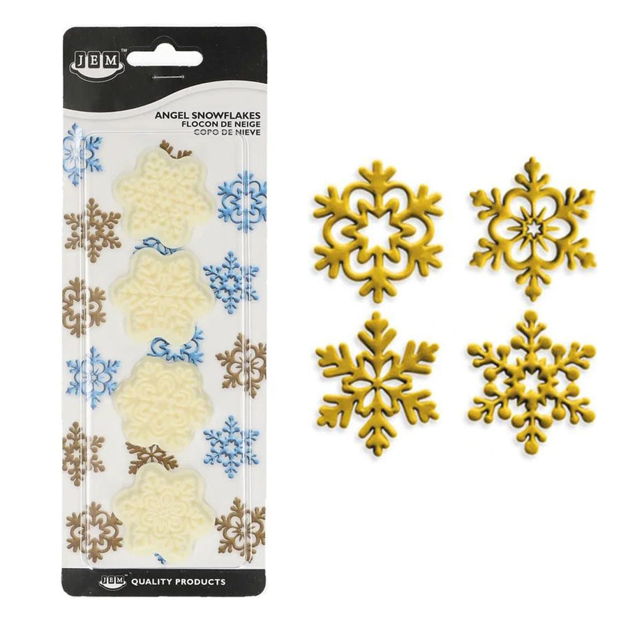 JEM Angel Snowflakes 4pce Cutter Set