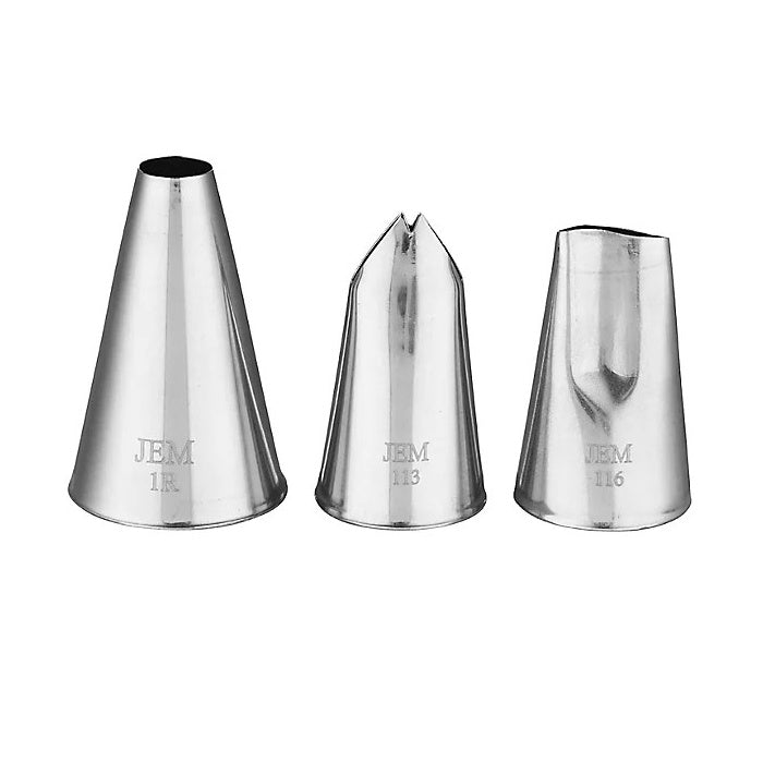 JEM Nozzles 3pce Set - Large Flowers Collection