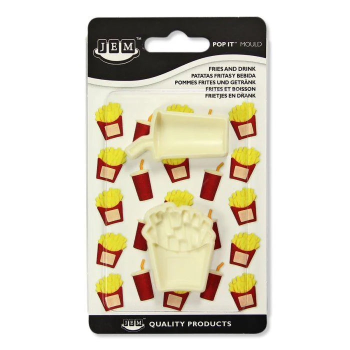 JEM Pop It Mould - Fries & Drink