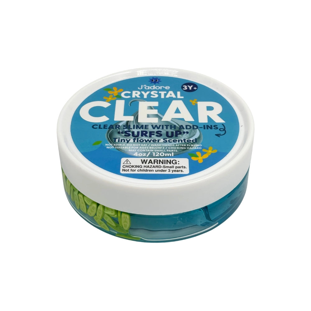 J'adore Scented Crystal Clear Slime with Add Ins