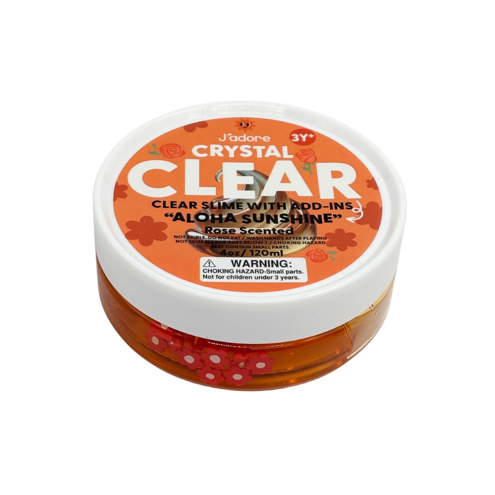 J'adore Scented Crystal Clear Slime with Add Ins