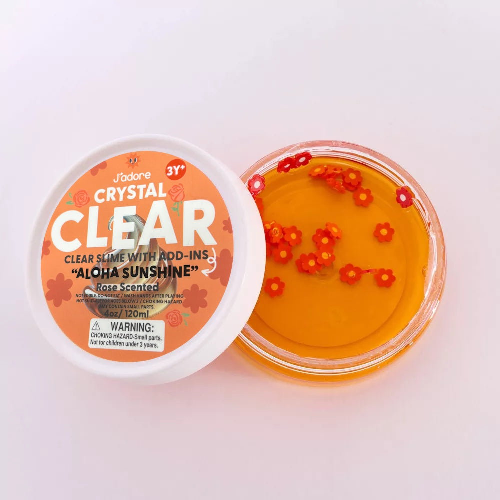 J'adore Scented Crystal Clear Slime with Add Ins
