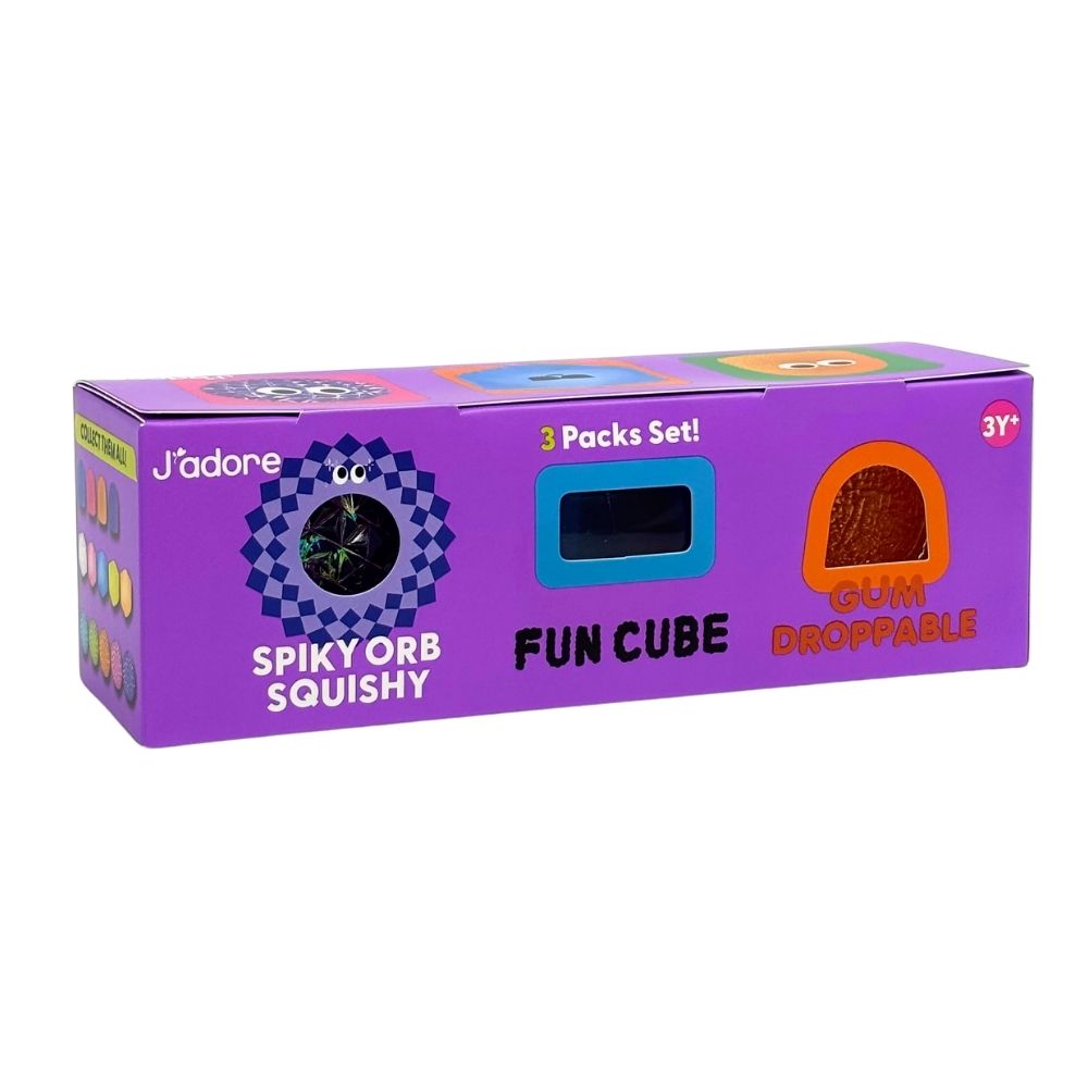 J'adore Fun Collection Squishies 3 Pack