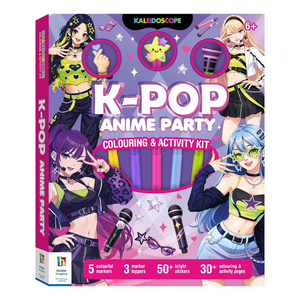 Kaleidoscope Colouring & Activity Kit - K-Pop Anime