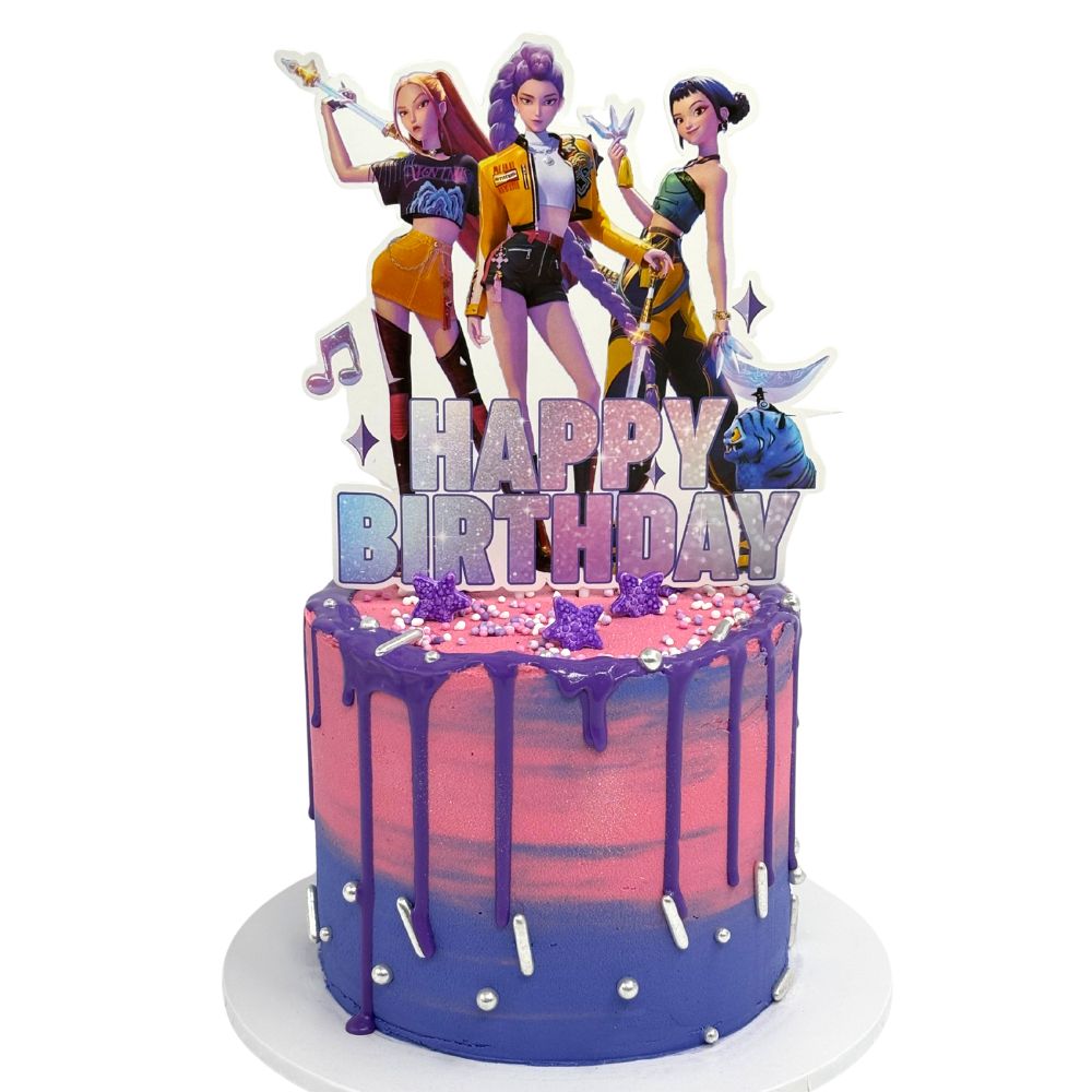 KPop Demon Hunters Cake Topper