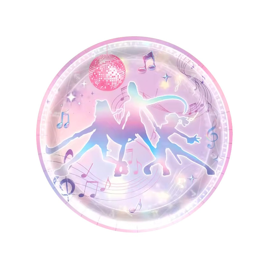 KPop Demon Hunters Disco Lunch Plates 10pk