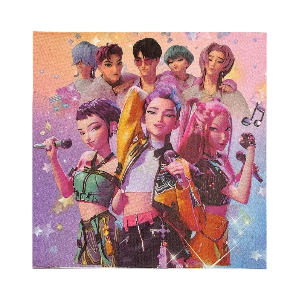 KPop Demon Hunters Lunch Napkins 20pk