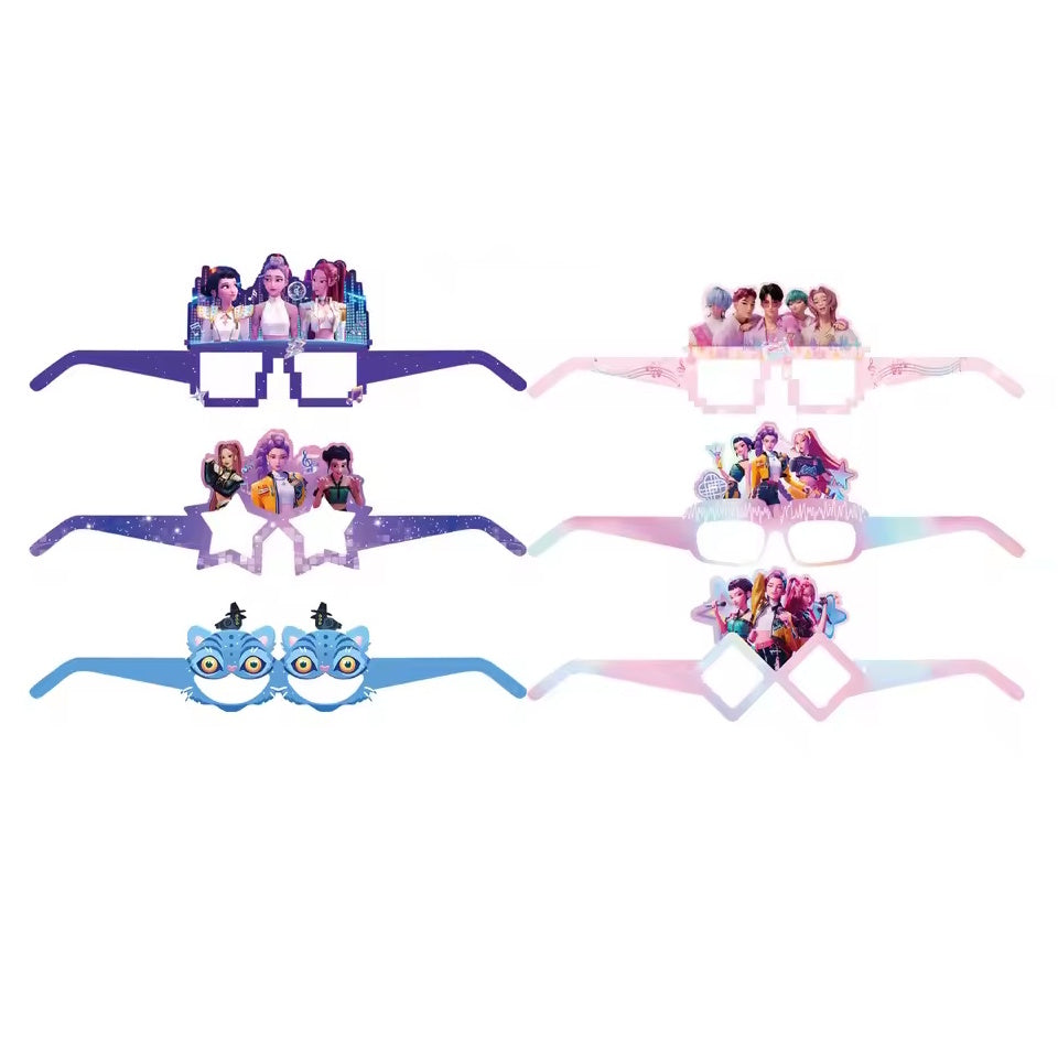 KPop Demon Hunters Glasses 6pk