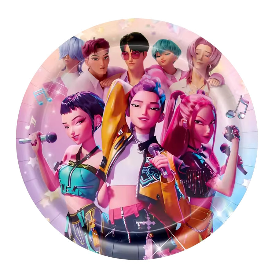 KPop Demon Hunters Lunch Plates 10pk