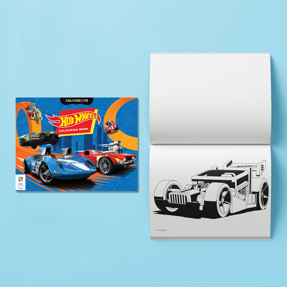 Kaleidoscope Ultimate Colouring Carry Case - Hot Wheels