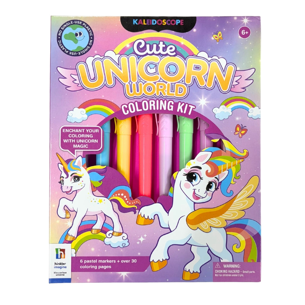 Kaleidoscope Colouring Kit - Cute Unicorn World