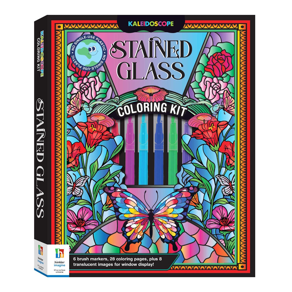 Kaleidoscope Stained Glass Colouring Kit