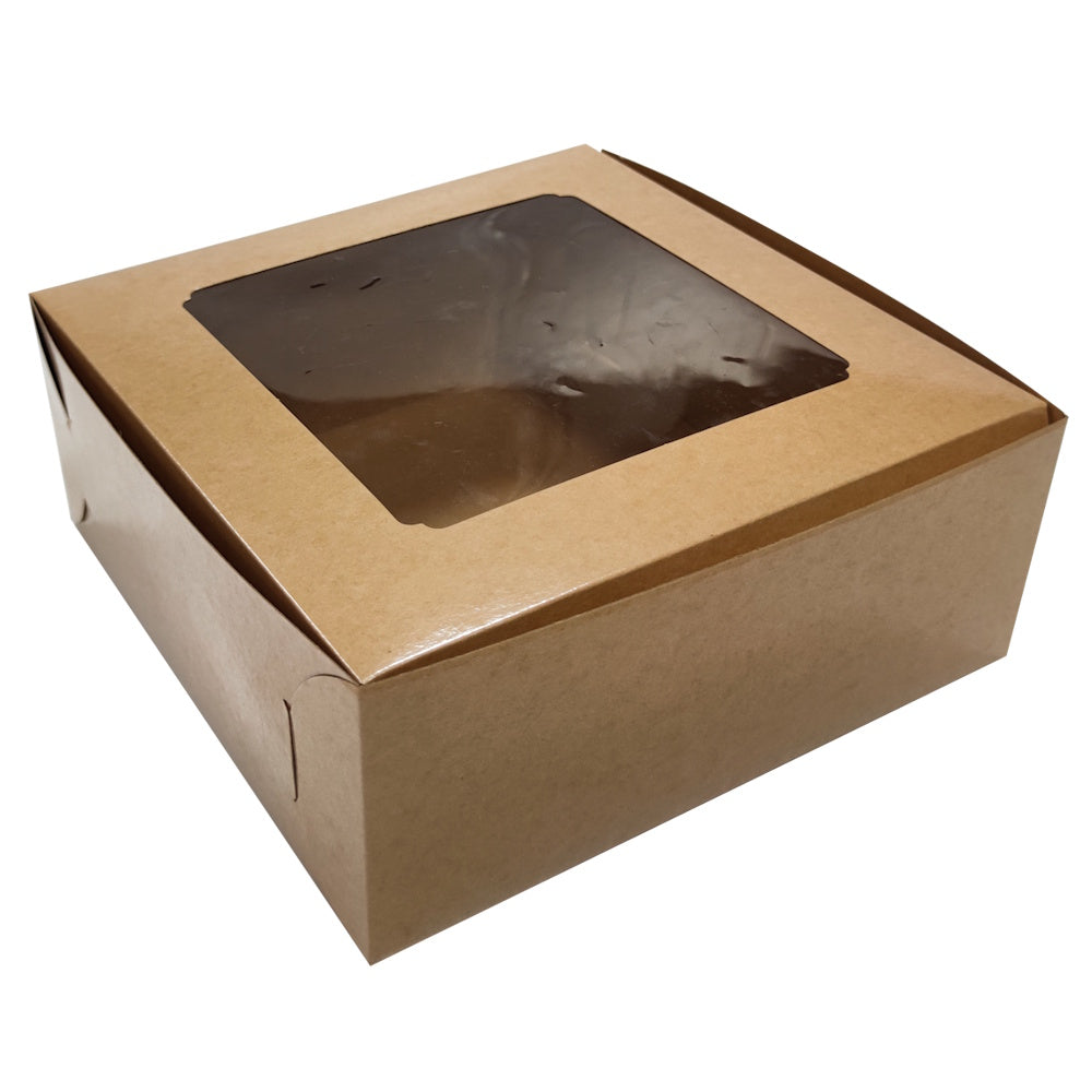 Kraft Cake Box with Window 12inch