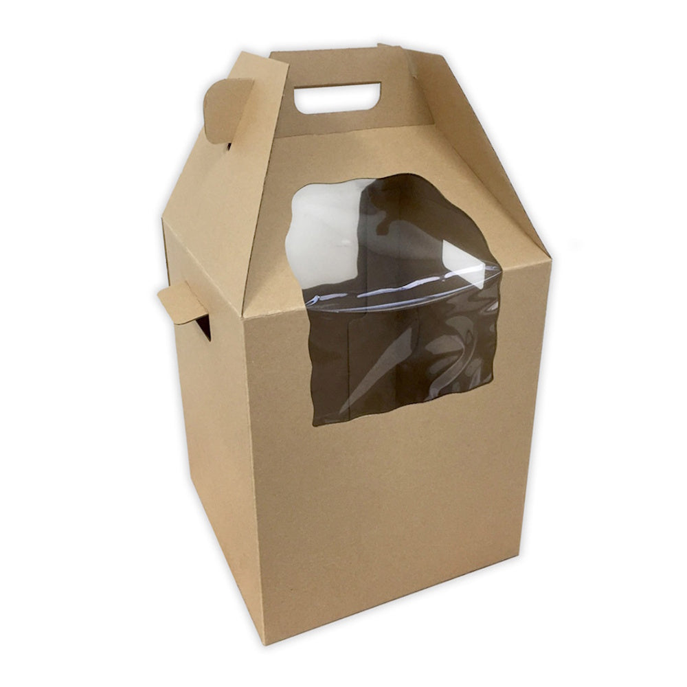 LOYAL Heavy Duty Tall Cake Box with Handle 12in