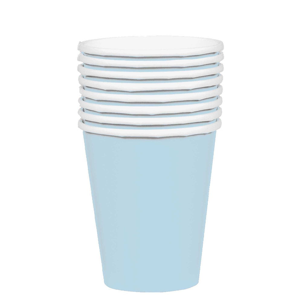 Large Paper Cups 20pk - Pastel Blue