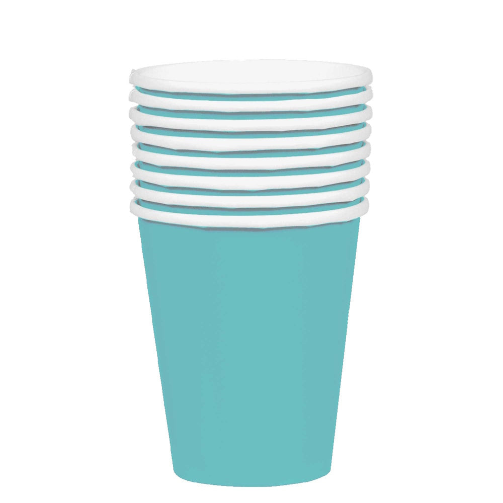 Large Paper Cups 20pk - Robin's Egg Blue