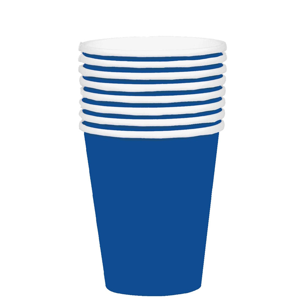 Large Paper Cups 20pk - Royal Blue