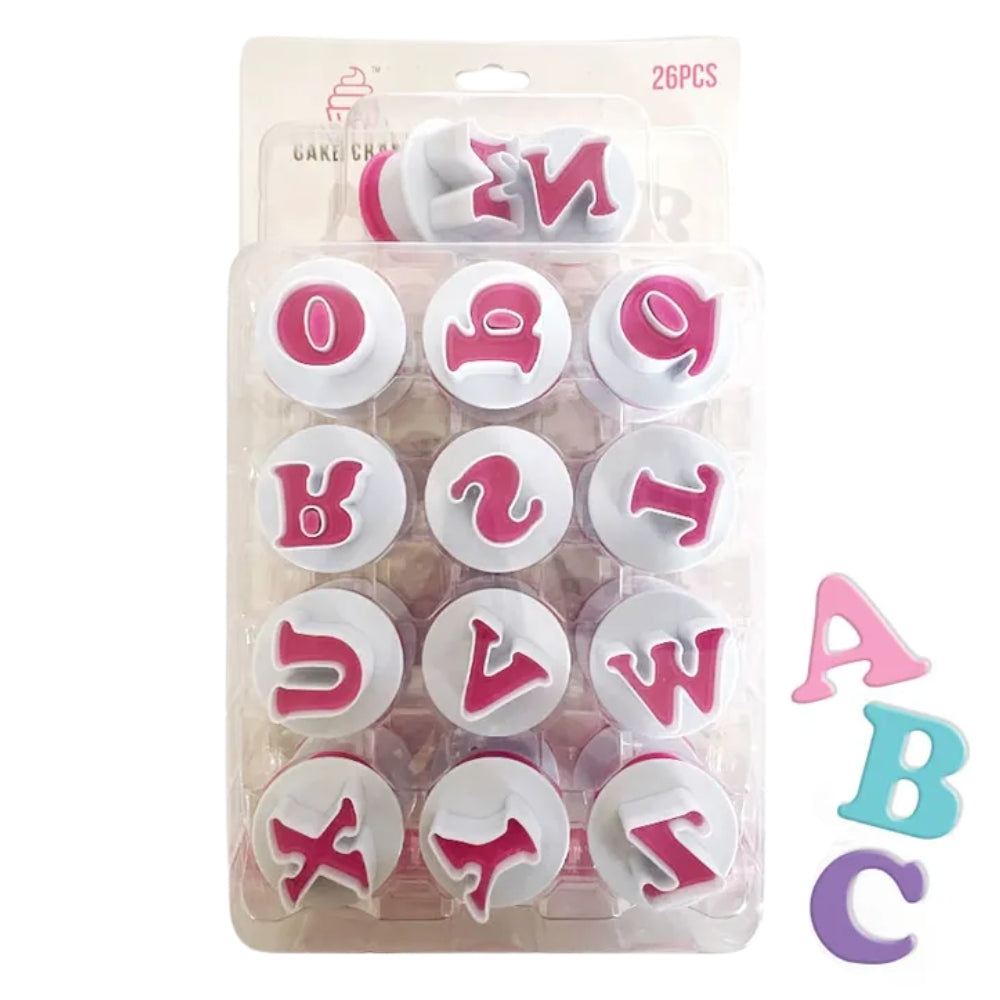 Large Alphabet Plunger Cutters - Uppercase
