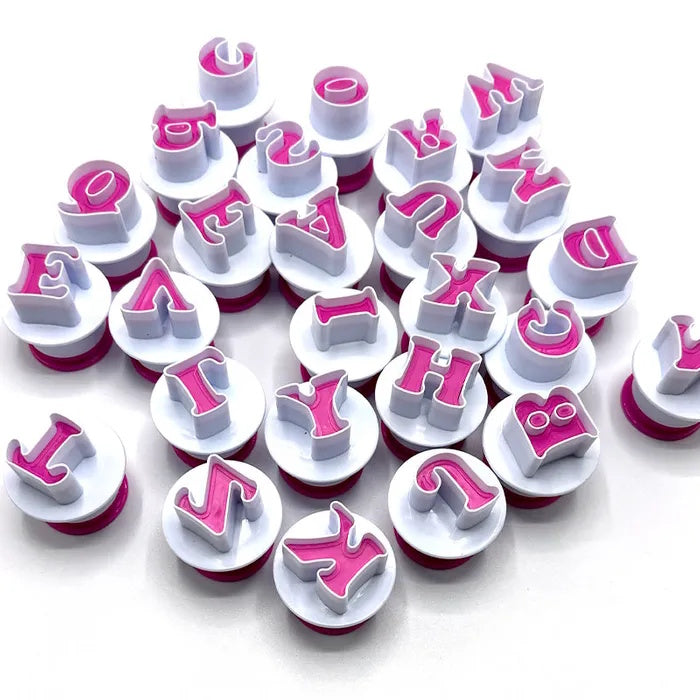 Large Alphabet Plunger Cutters - Uppercase