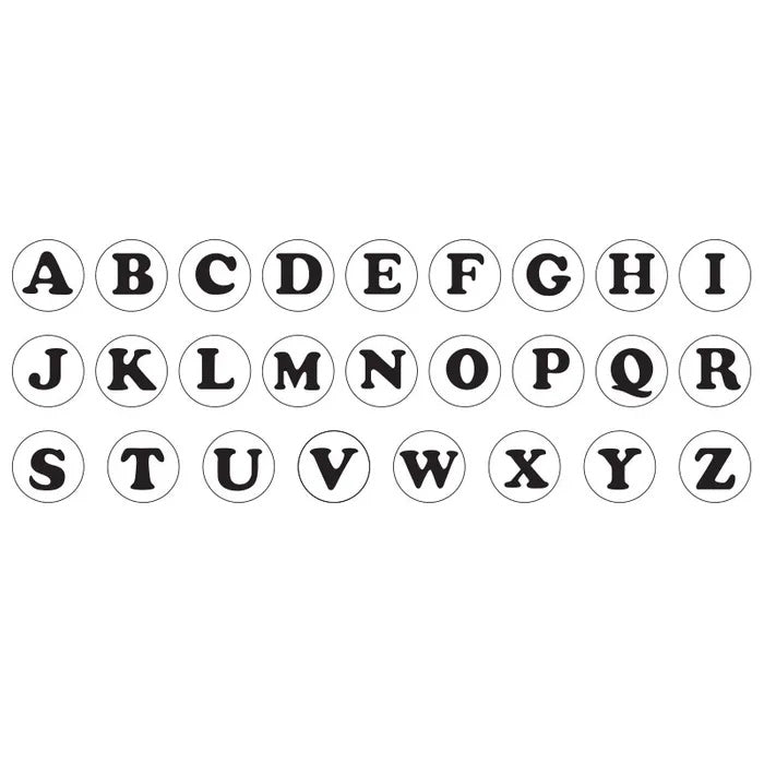 Large Alphabet Plunger Cutters - Uppercase
