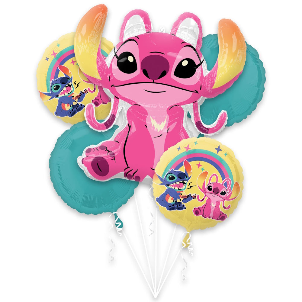 Lilo & Stitch Angel Foil Balloon Bouquet