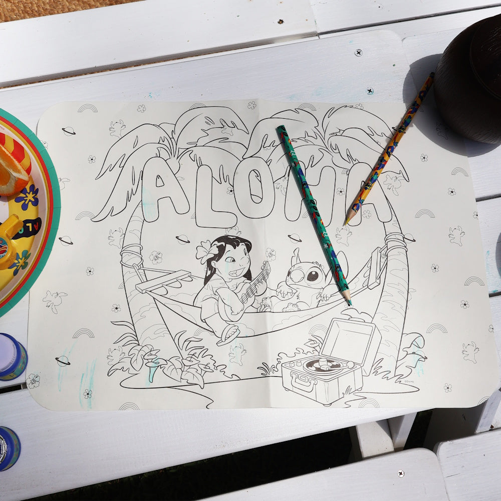 Lilo & Stitch Colour-In Placemats 8pk