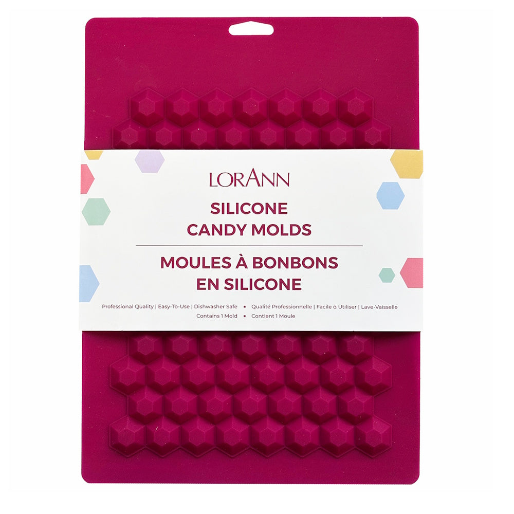 LorAnn Silicone Candy Mould - Hex Break-Up Candies