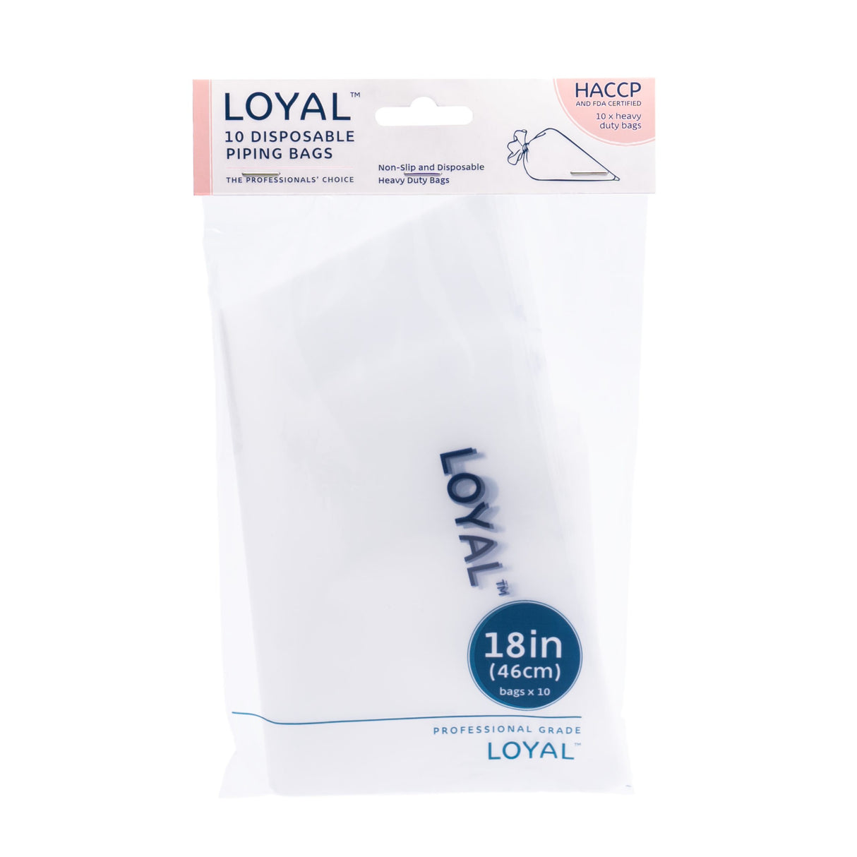 LOYAL Disposable Piping Bags 10pk - 18in
