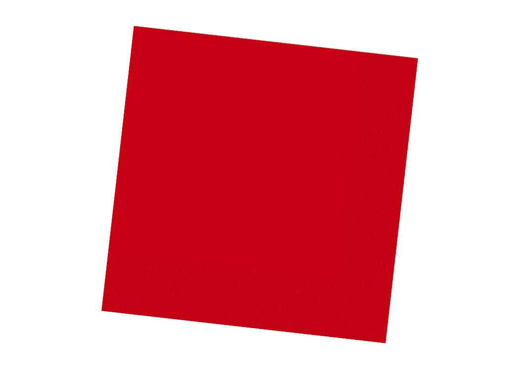 Red Lunch Napkins 40pk