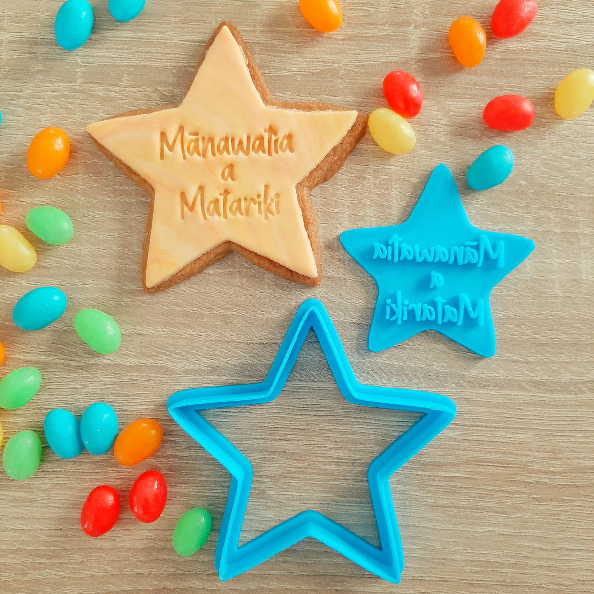 Matariki Star Cookie Cutter & Embosser
