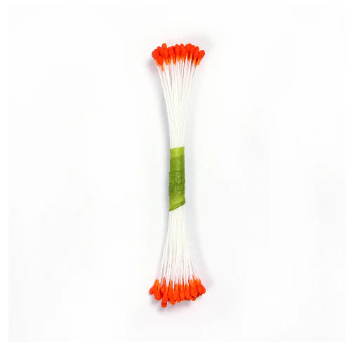 Medium Plain Stamens - Orange