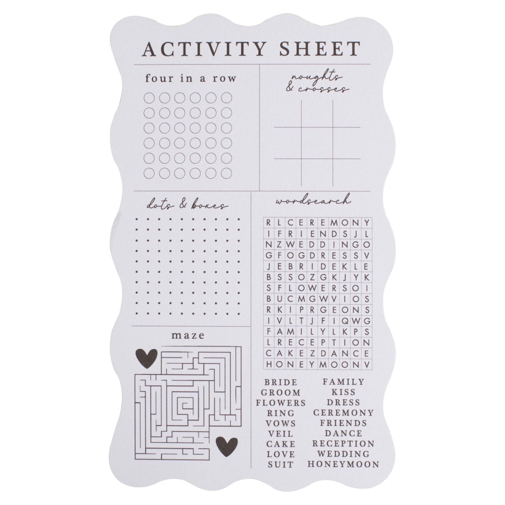 Midsummer Mr & Mrs Activity Sheets