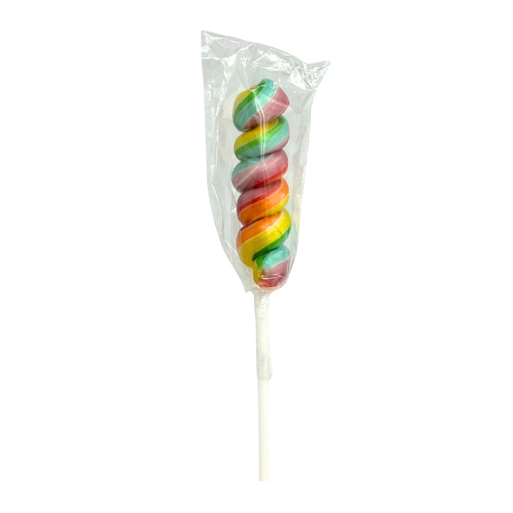 Mini Rainbow Twist Lollipop