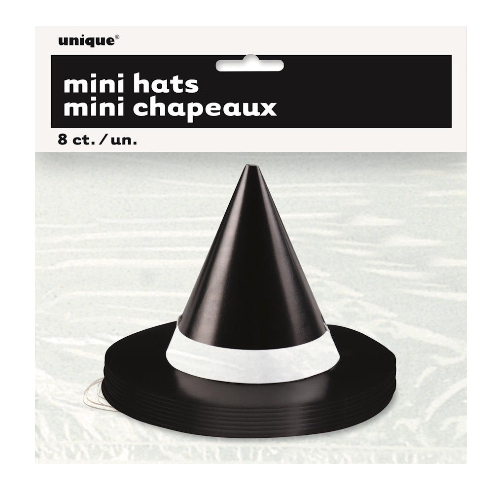 Mini Witch Party Hats 8pk