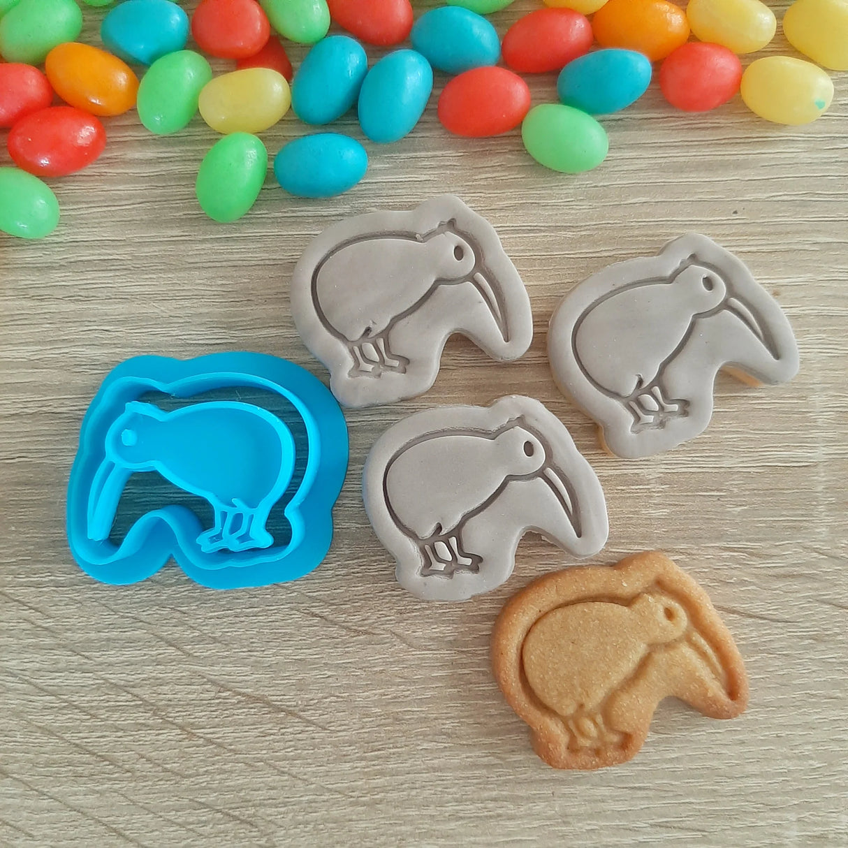 Mini Kiwi Cookie Cutter & Embosser