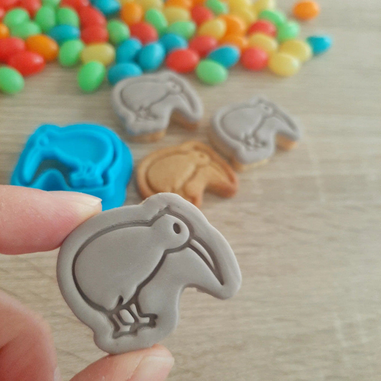 Mini Kiwi Cookie Cutter & Embosser