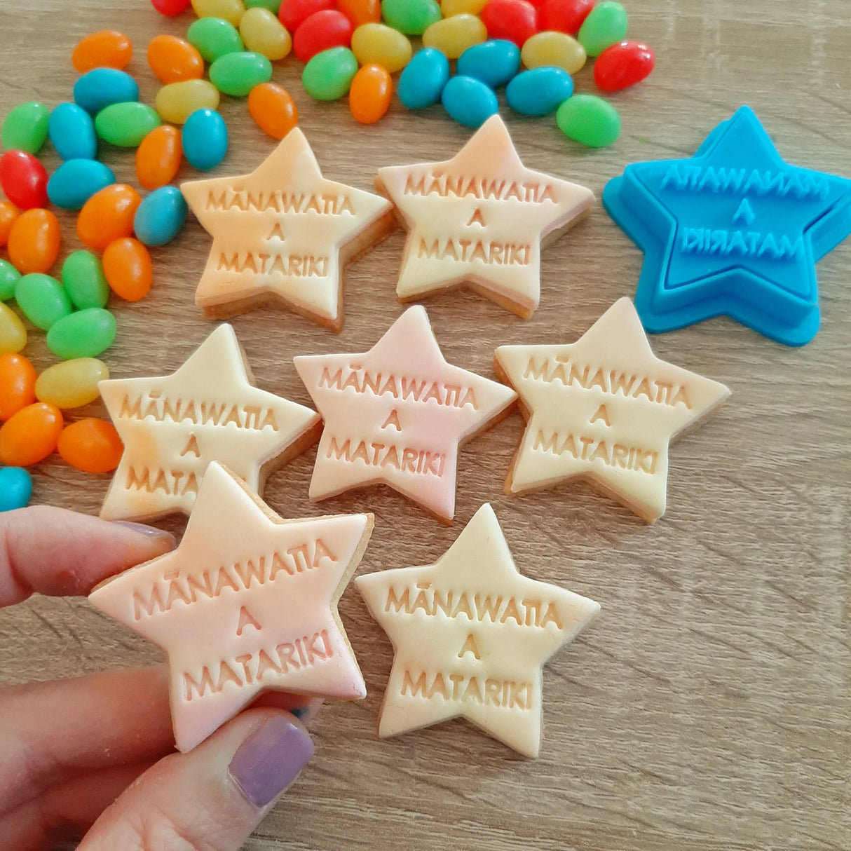 Mini Matariki Star Cookie Cutter & Embosser