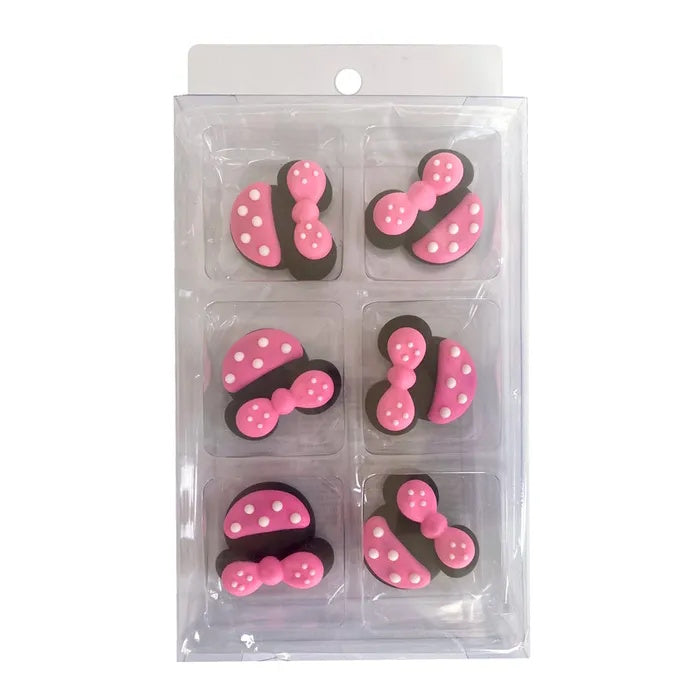 Sugar Icing Decorations 6pk - Minnie