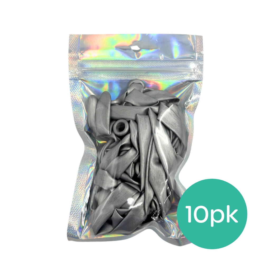 Modelling Balloons 10pk - Reflex Silver