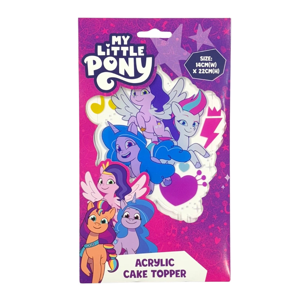 My Little Pony Acrylic Cake Topper
