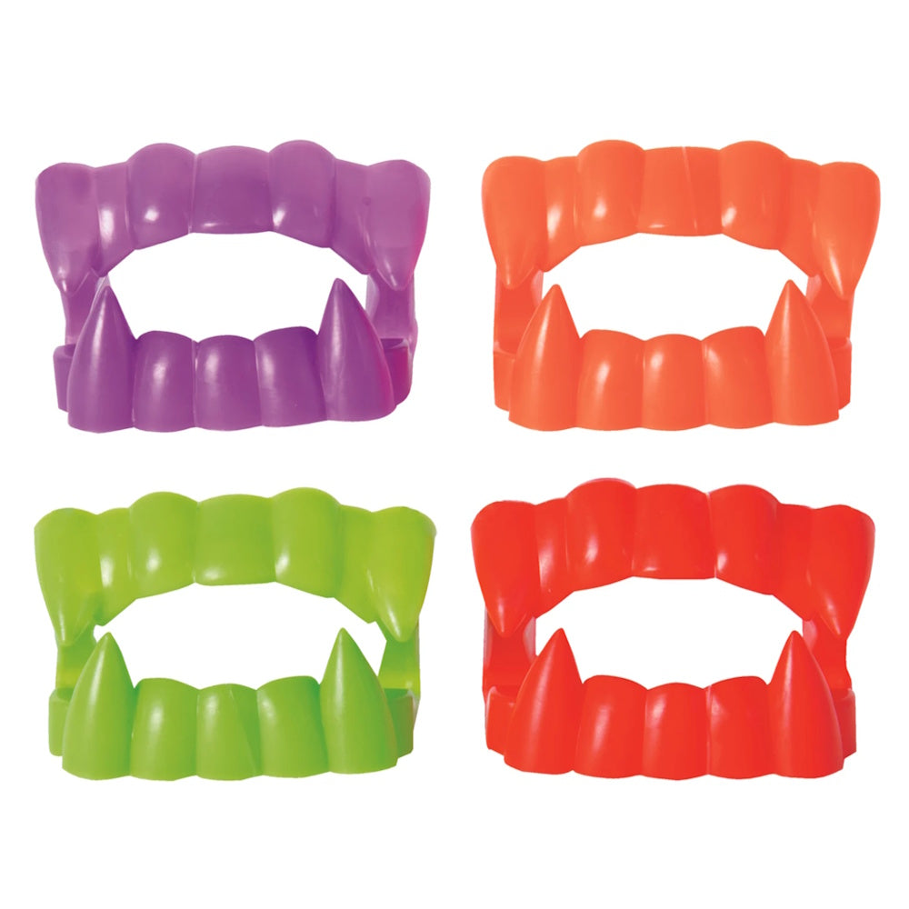 Neon Vampire Teeth 12pk