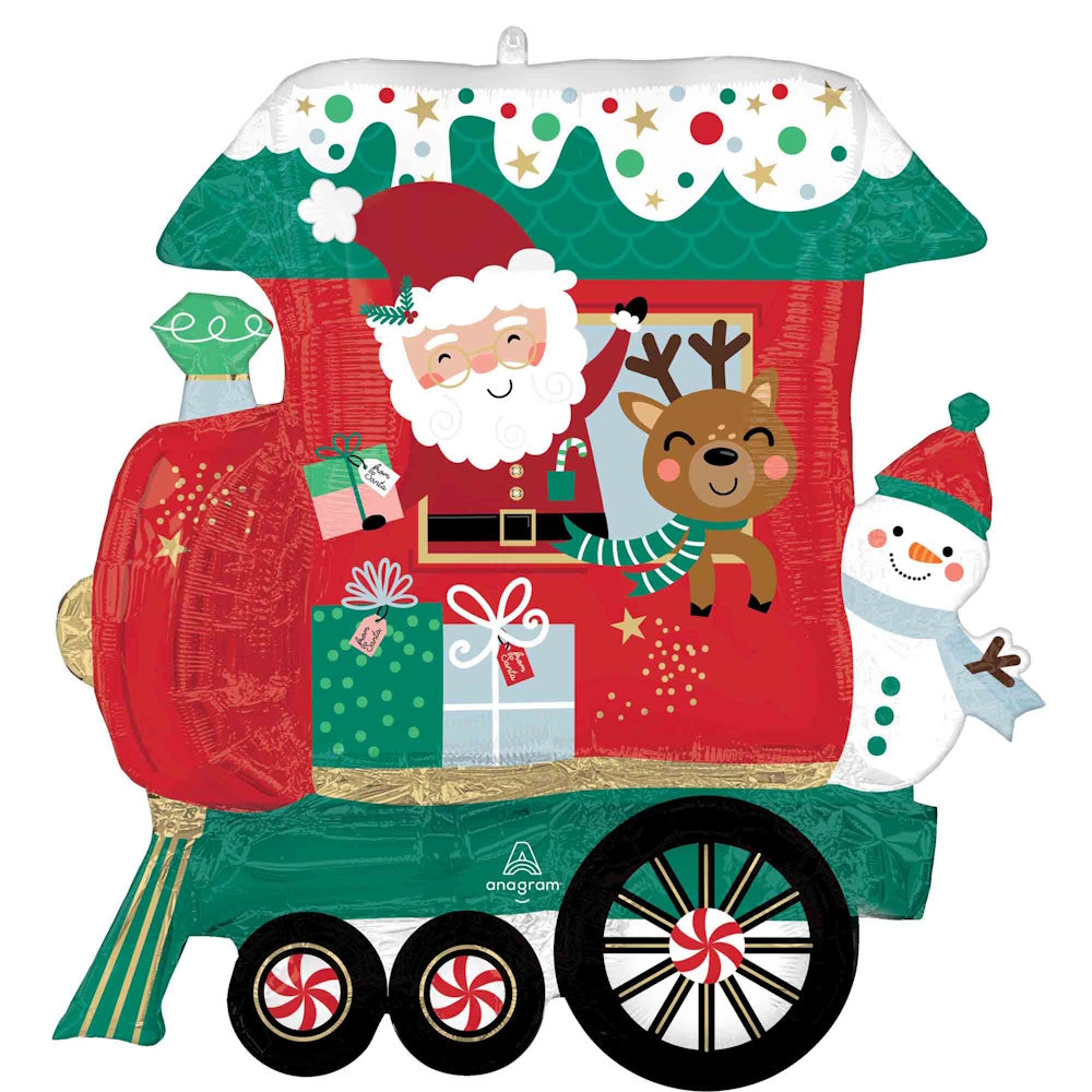 North Pole Express SuperShape Foil Balloon