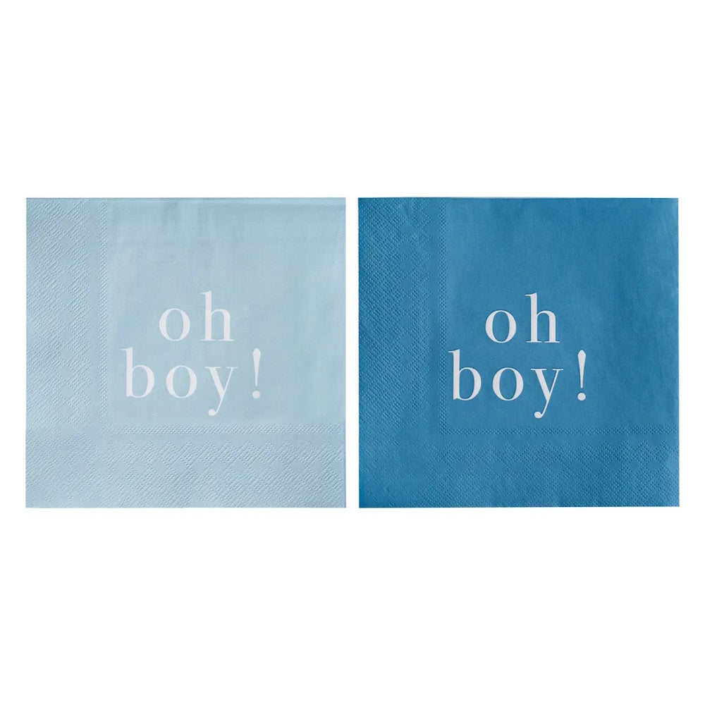 Oh Boy Baby Shower Lunch Napkins 16pk