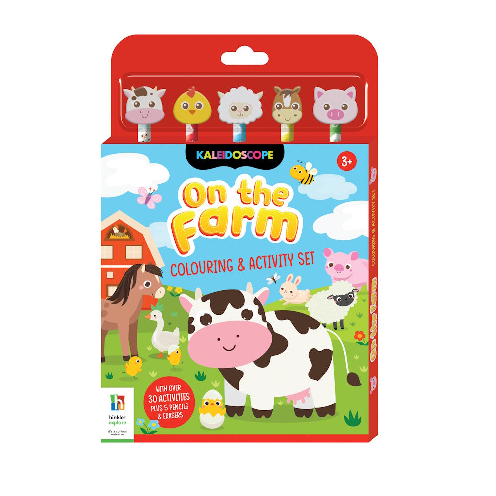 On the Farm Colouring & Activity Set