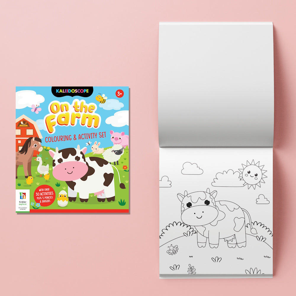 On the Farm Colouring & Activity Set
