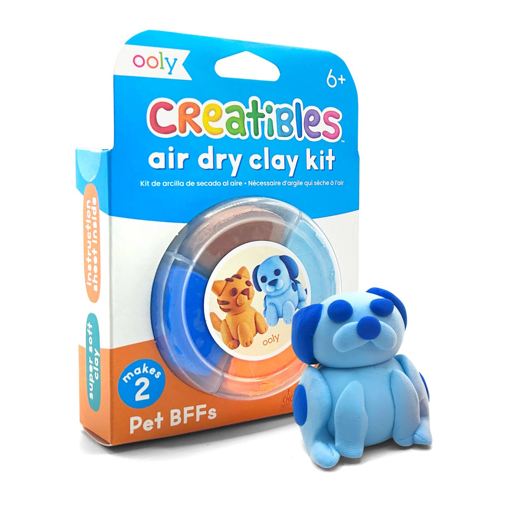 OOLY Creatibles Air Dry Clay Kit - Pet BFFs